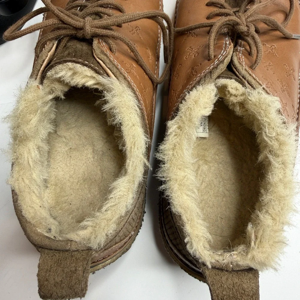 Merrell Orleans Leather Faux Fur Lined Low‎ Top Shoes Size 7 Womens